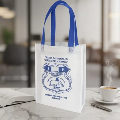 Bolsa de Notex de 25x30x10 con fuelle cosido