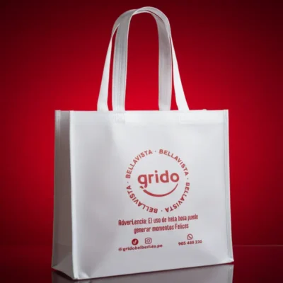 Bolsa de Notex de 30x35x10 con fuelle cosido