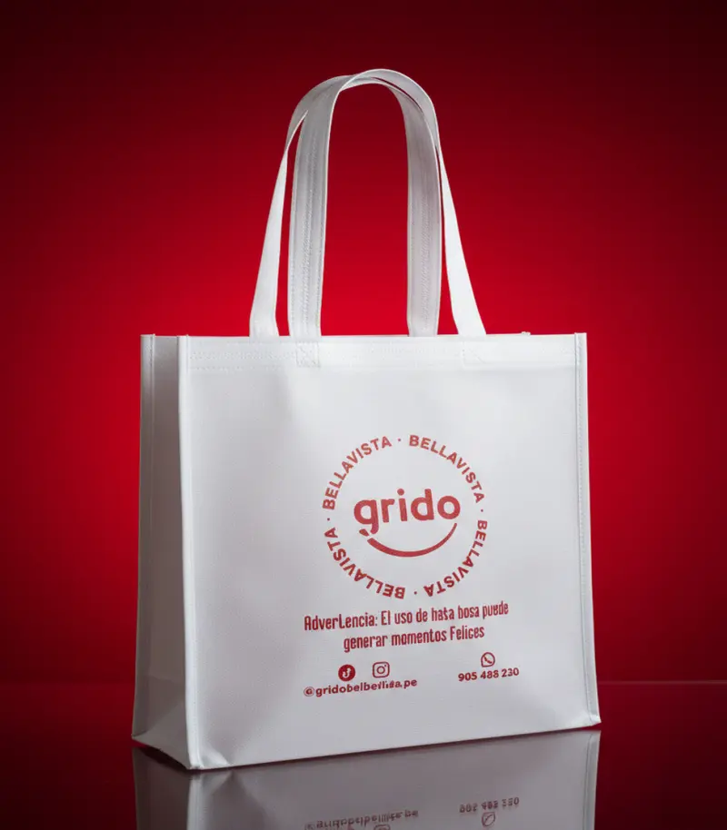 Bolsa de Notex de 30x35x10 con fuelle cosido
