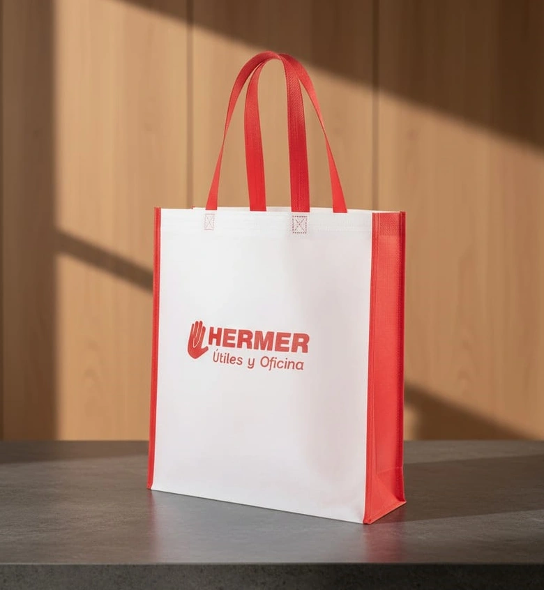 Bolsa de Notex de 35x40x15 con fuelle cosido