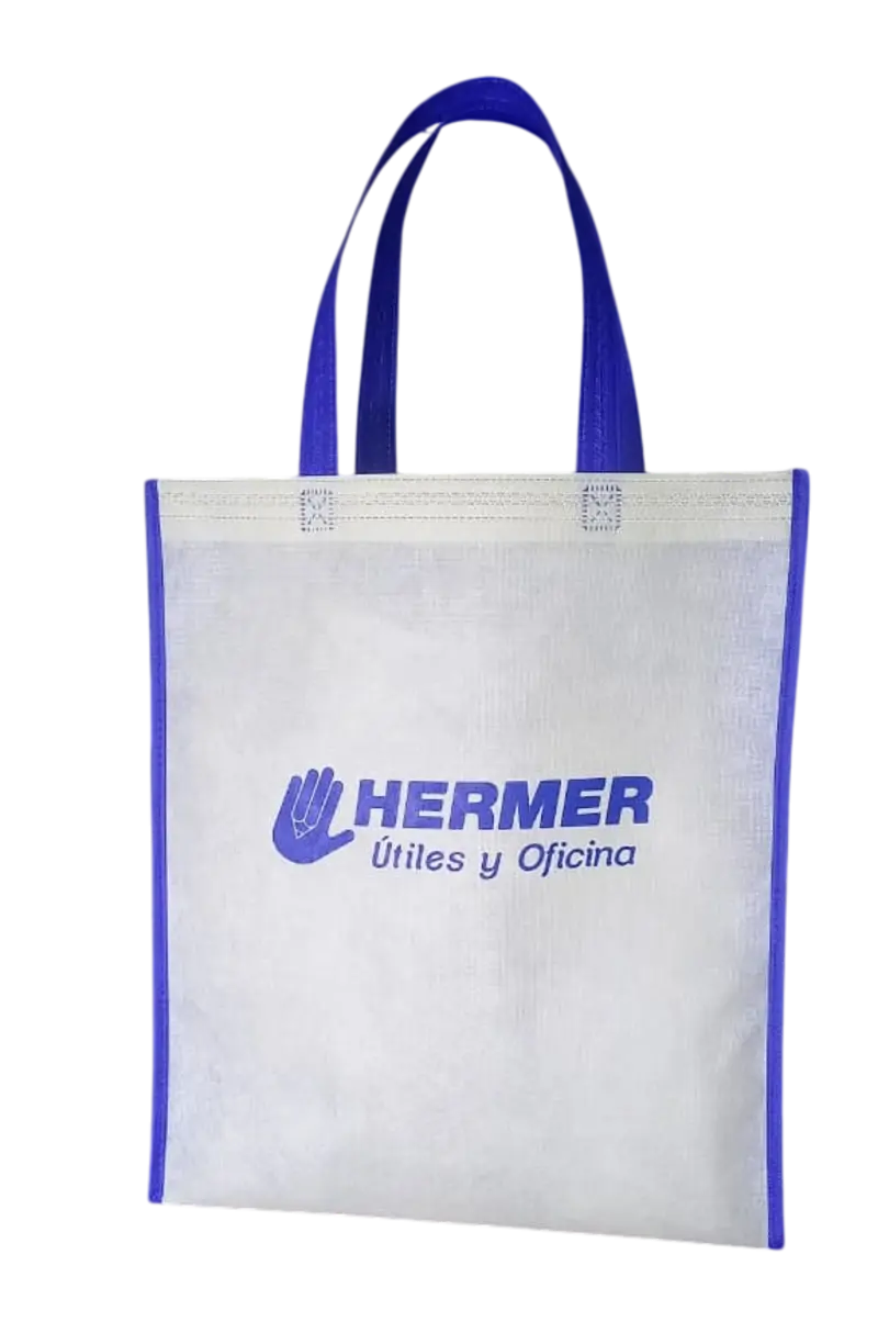 Bolsa de Notex de 35x40x15 con fuelle cosido - Imagen 2