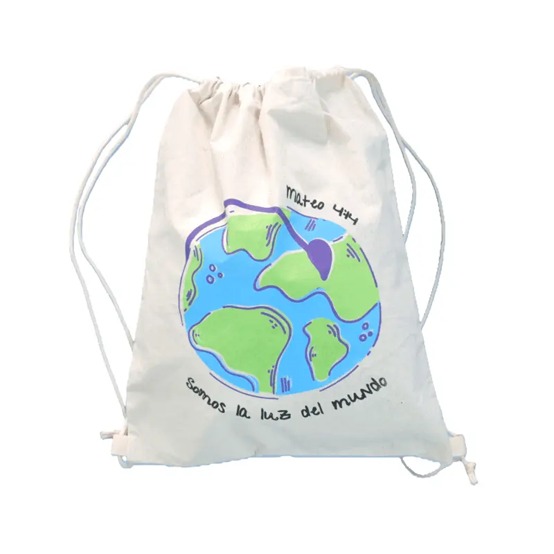Bolsa Mochila de Tocuyo de 30x35